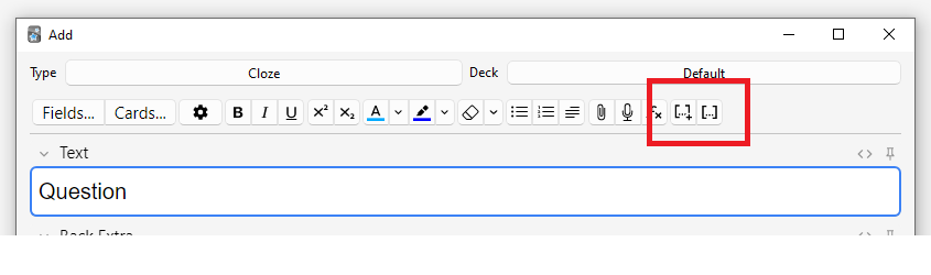 ไอคอนเติมคำในช่องว่าง